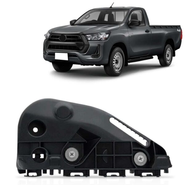 Suporte Guia Parachoque Dianteiro Hilux 2015 A 2018 Lado Esquerdo