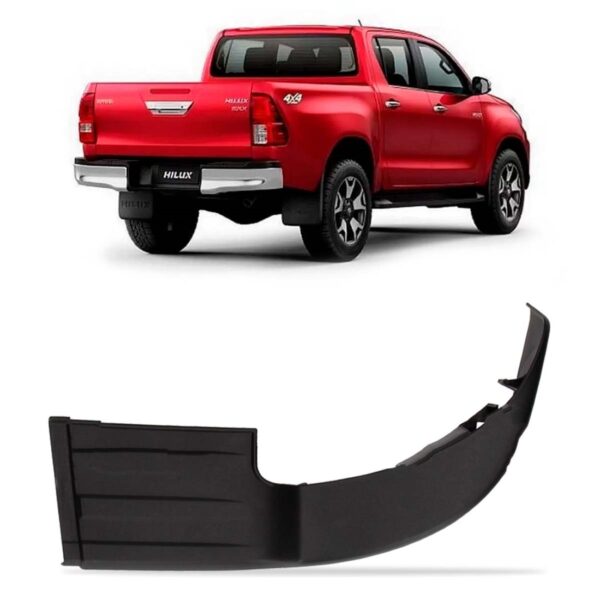 Ponteira Parachoque Traseiro Hilux 2015 Em Diante Lado Direito