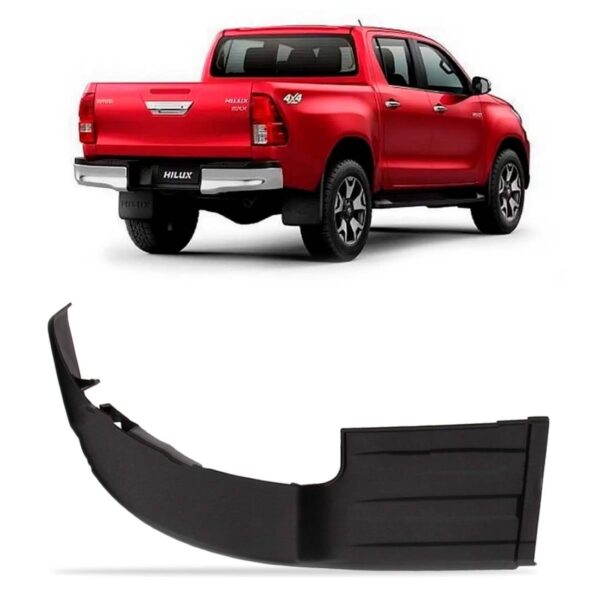 Ponteira Parachoque Traseiro Hilux 2015 Em Diante Lado Esquerdo