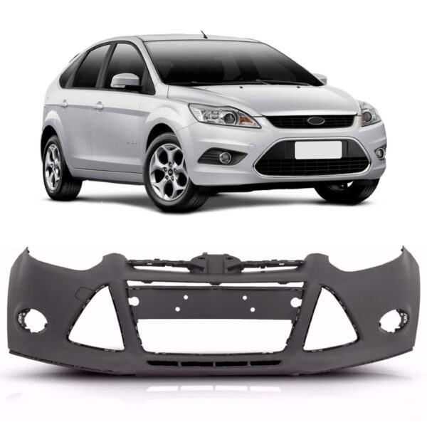 Parachoque Dianteiro Focus 2013 2014 2015 1a Linha  Cinza