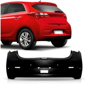 Parachoque Traseiro Hb20 2013 14 2015 Hatch C/furo 1a Linha