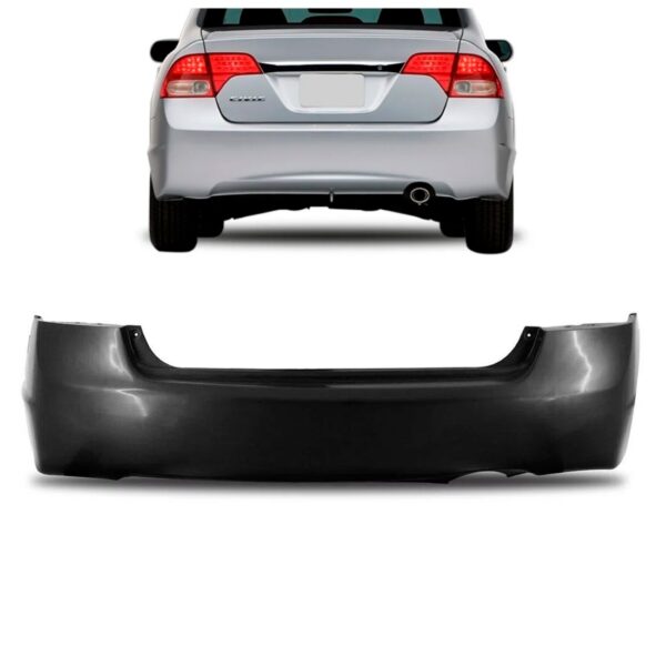 Envolvente Traseiro Civic 2006 07 08 09 2011 Liso 1a Linha