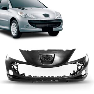 Parachoque Dianteiro Para Peugeot 207 2008 A 2011 C/ Furo Preto