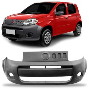 Parachoque Diant Uno Vivace 2010 A 2016 Cinza Texturizado
