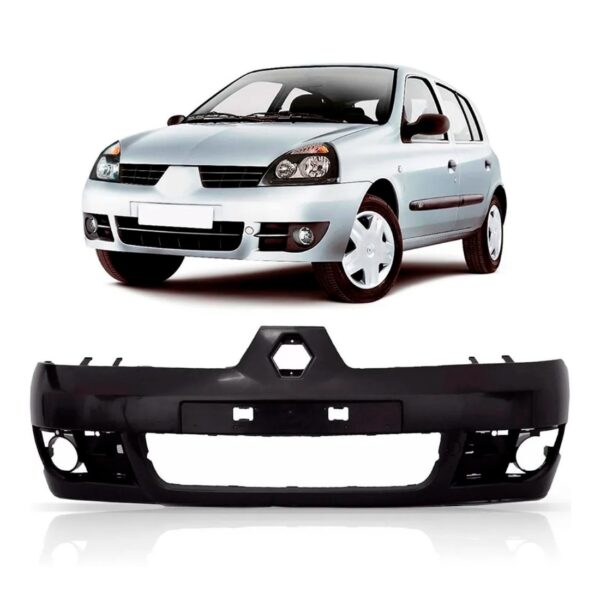 Parachoque Dianteiro Clio 2006 A 2011 1a Linha - Preto