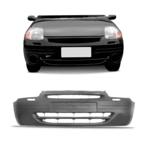 Parachoque Dianteiro Clio 2000 A 2003 Sem Furo 1a Linha  - Preto
