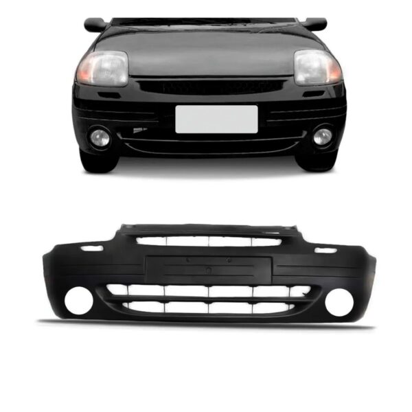 Parachoque Dianteiro Clio 2000 A 2003 C/furo 1a Linha Novo Preto