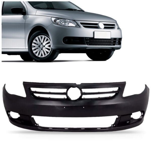 Parachoque Dianteiro Gol G5 2010 2011 2012 2013 Preto Liso
