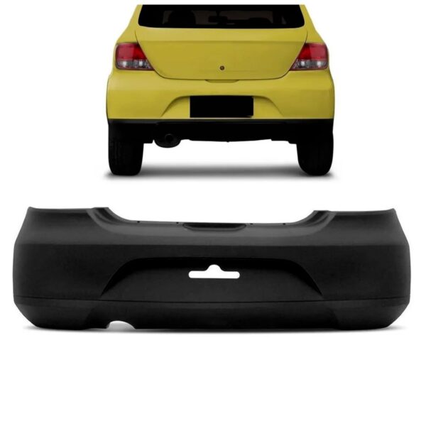 Parachoque Traseiro Para Gol G5 2010 2011 2012 2013 Preto