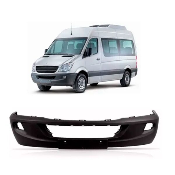 Parachoque Dianteiro Sprinter 2012 13 14 15 2016 Com Furo Preto