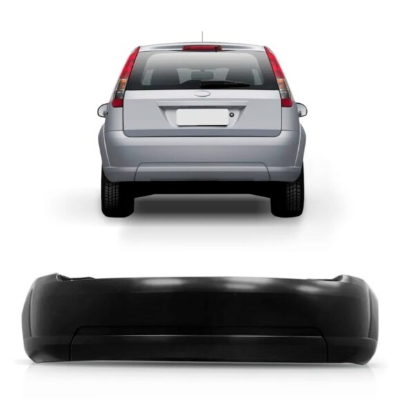 Parachoque Traseiro Fiesta Hatch 2008 A 2013 1a Linha