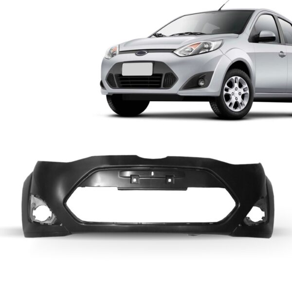 Parachoque Dianteiro Fiesta Rocam 2010 A 2013 Preto