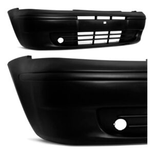 Parachoque Palio Siena Fire 01 02 03 04 Sem Furo Dianteiro Preto