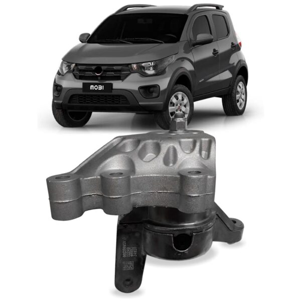 Coxim Direito Motor S/ Suporte Mobi 3 Cilindros 17 Em Diante