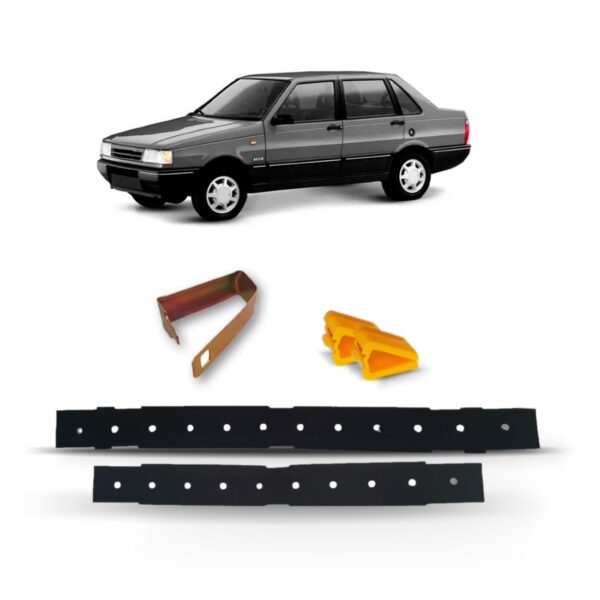 Jogo Feixe Mola Traseira Uno 1.5r / Premio 89 Em Diante