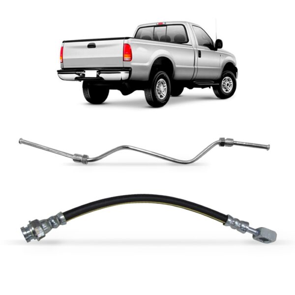 Flexivel Freio Traseiro 530 Mm F250 Freio Á Disco 4 Rodas