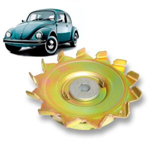 Polia Alternador Aletada Fusca/brasilia/kombi 1600 Tds --