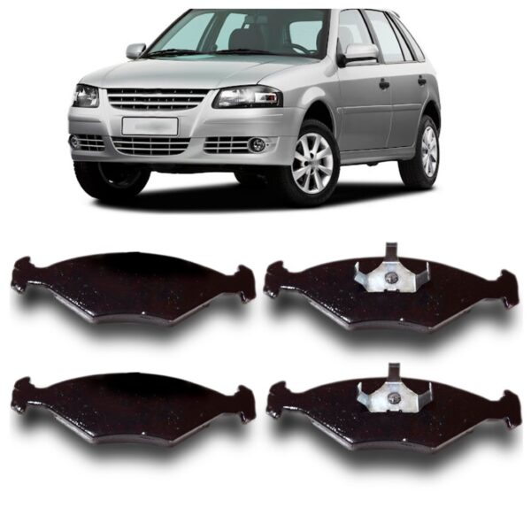 Jogo De Pastilha De Freio Gol, Parati, Saveiro G2, G3, G4