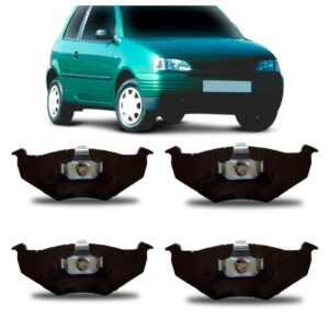 Pastilha Dianteira Fina 16.5mm Golf Gl 1.8 Glx Gti Mexicano