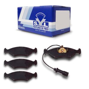 PASTILHA DIANTEIRA 2 CONECTORES COM ALARME ESCORT 83 86