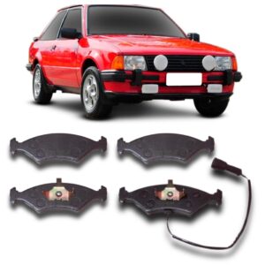 Pastilha Dianteira 1 Conector Com Alarme Escort Verona