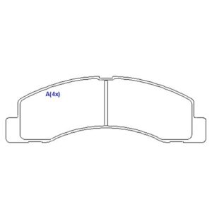 Jogo Pastilhafreio Traseiro Dianteiro F250 F350 Oferta