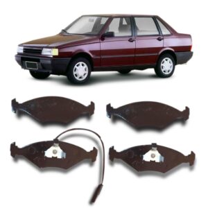 Pastilha Dianteira Com Alarme Uno Premio Elba Fiorino