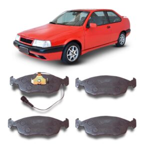 Pastilha Dianteira 2 Conectores Com Alarme Tempra Tipo 2.0