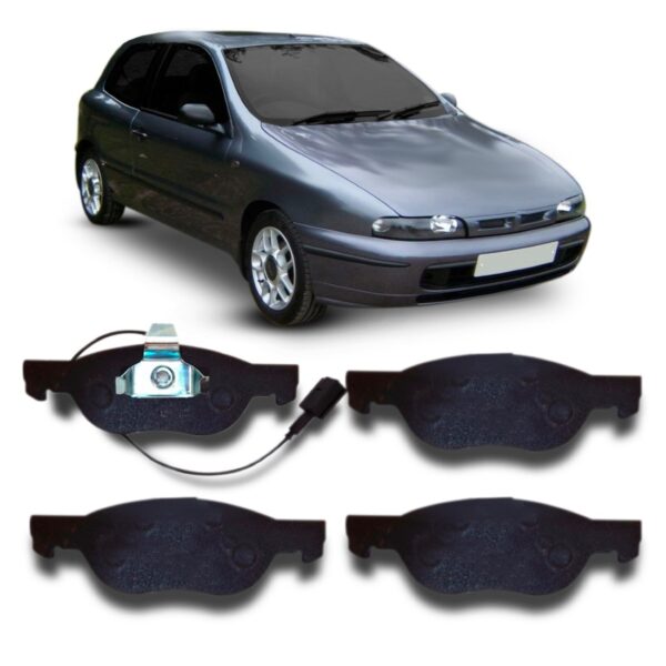 Pastilha Dianteira 2 Conectores Com Alarme Marea Brava