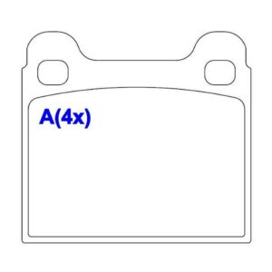 Jogo De Pastilha De Freio Dianteiro Chevette Syl 1087 Oferta