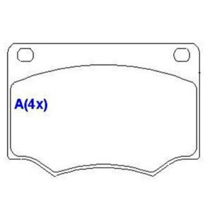 Pastilha Dianteira Opala Caravan 1977 Ate 1992