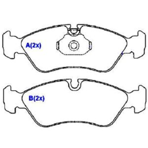 Jogo De Pastilha De Freio Dianteiro Omega Astra Syl 1081