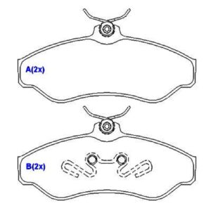Pastilha Dianteira S10 Blazer 4x2 1995 Em Diante
