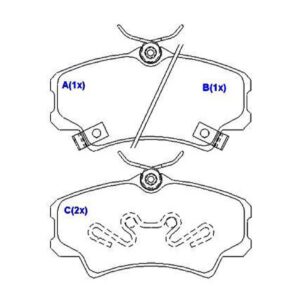 Jogo De Pastilha De Freio Dianteiro Civic Syl 1250 Promoção