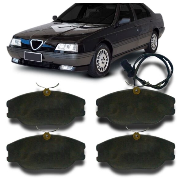 Pastilha Dianteira Alfa 164 2.0 3.0 1987 Ate 1998 Ventilado