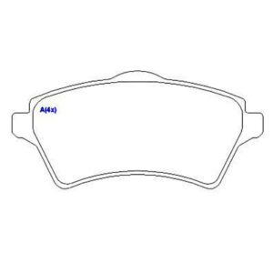 Jogo Pastilhafreio Dianteiro Freelander Syl 1283