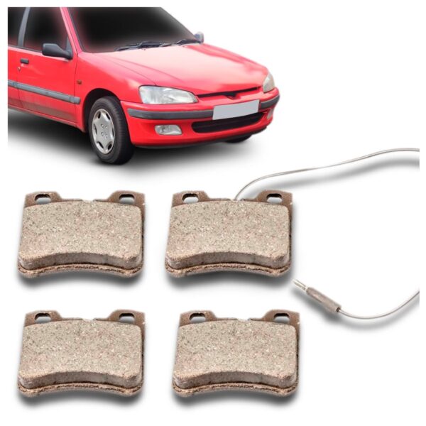 Pastilha Dianteira Ax 1.0 1.1 1.3 1986 Em Diante 3 Furos/106