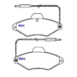 Pastilha Dianteira Xantia 1.6 1.8 1.9 2.0 Ventilado