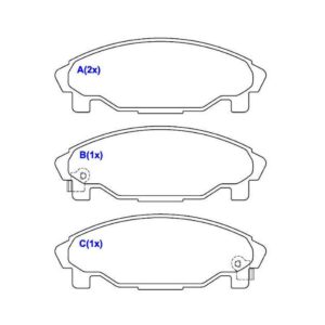 Pastilha Dianteira Charade 1993 A 1997