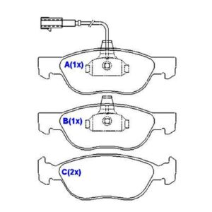 Jogo De Pastilha De Freio Dianteiro Brava Marea Syl 1010