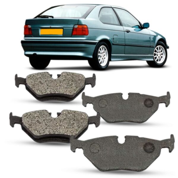 Pastilha Traseira 325 540 316 318 320 328 1998 Em Diante