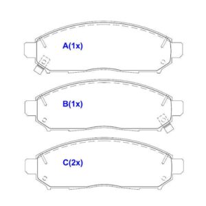 Pastilha Dianteira Frontier Diesel 08 A 16 X-terra 05 A 08