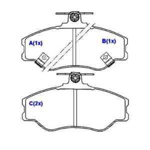 Jogo De Pastilha De Freio Dianteiro Tucson H-200 Syl 1233
