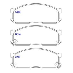 Jogo De Pastilha De Freio Dianteiro K2400 Besta Syl 1275