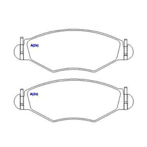 Pastilha Dianteira Bendix 206 Ate 2008 207 Hoggar
