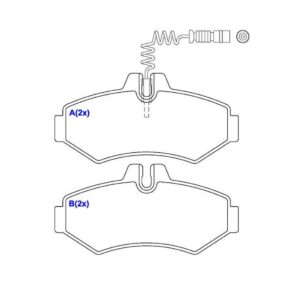 Jogo De Pastilha De Freio Traseiro Sprinter Vito Syl 1294