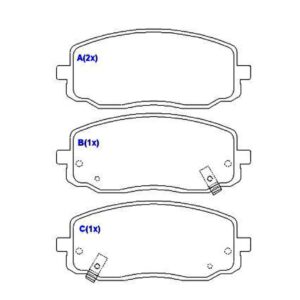 Pastilha Dianteira Picanto 1.0 1.1 2004 A 2011