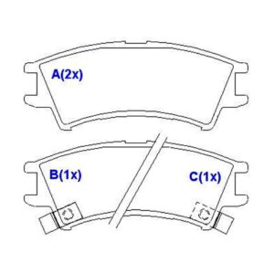 Pastilha Dianteira Atos