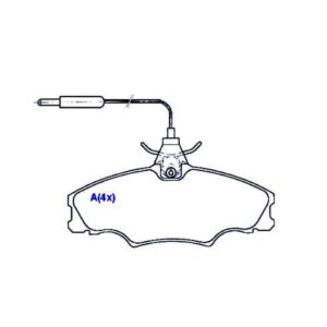 Jogo De Pastilha De Freio Dianteiro 406 Syl 1320 C/ Garantia