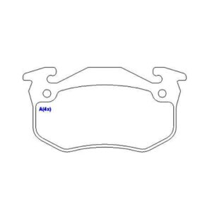 Pastilha Dianteira Twingo Clio 1.1 Express 1.1